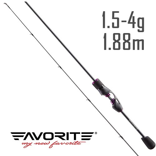 Спінінг Favorite Arena ARN1-622SUL-T 1.88m 1.5-4g M.Fast