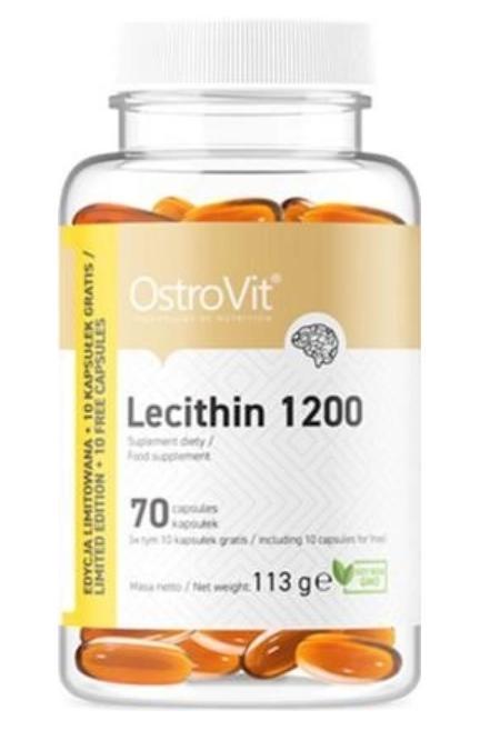 Лецитин OstroVit Lecithin 1200 70 капсул EXP 3/25 року включно