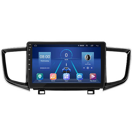 Штатна магнітола Lesko для Honda Pilot III 2015-2018 екран 10" 4/32Gb 4G Wi-Fi GPS Top Хонда Пілот, фото 1