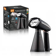 Відпарювач із двома насадками для одягу на 1600 Вт RAF R.1272 Чорний, фото 7