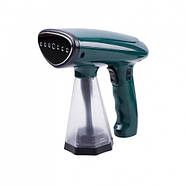 Ручний відпарювач на 1600 Вт для одягу від мережі Парогенератор для прасування одягу RAF R.1277 Зелений, фото 2