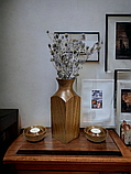 Ваза для сухоцвітів та декору .Горіх, фото 10