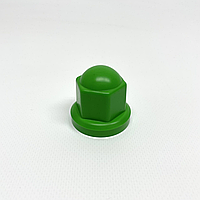 Колпачок пластиковый на 27 колесную гайку зеленого цвета