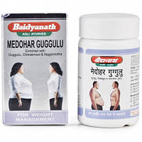 Медохар Гуггул 120 таб, Medohar Guggulu, 120 tabs, Baidyanath