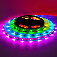 Світлодіодна стрічка адресна AVT 5V smd5050 WS2812 30 LED/м IP120