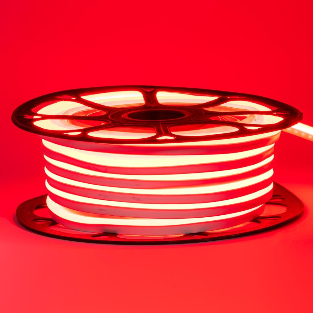 Неонова стрічка світлодіодна червона AVT-1 220 V smd2835 120 LED/м 7 Вт/м IP65, фото 1