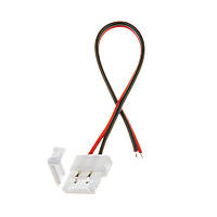 Конектор для світлодіодної стрічки 12V 8mm дріт/затискач