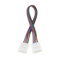 Конектор для світлодіодної стрічки RGB 12 V 10 mm дріт/2 затискачі