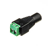 Конектор для світлодіодної стрічки 12V mini jack 5,5 mm мама