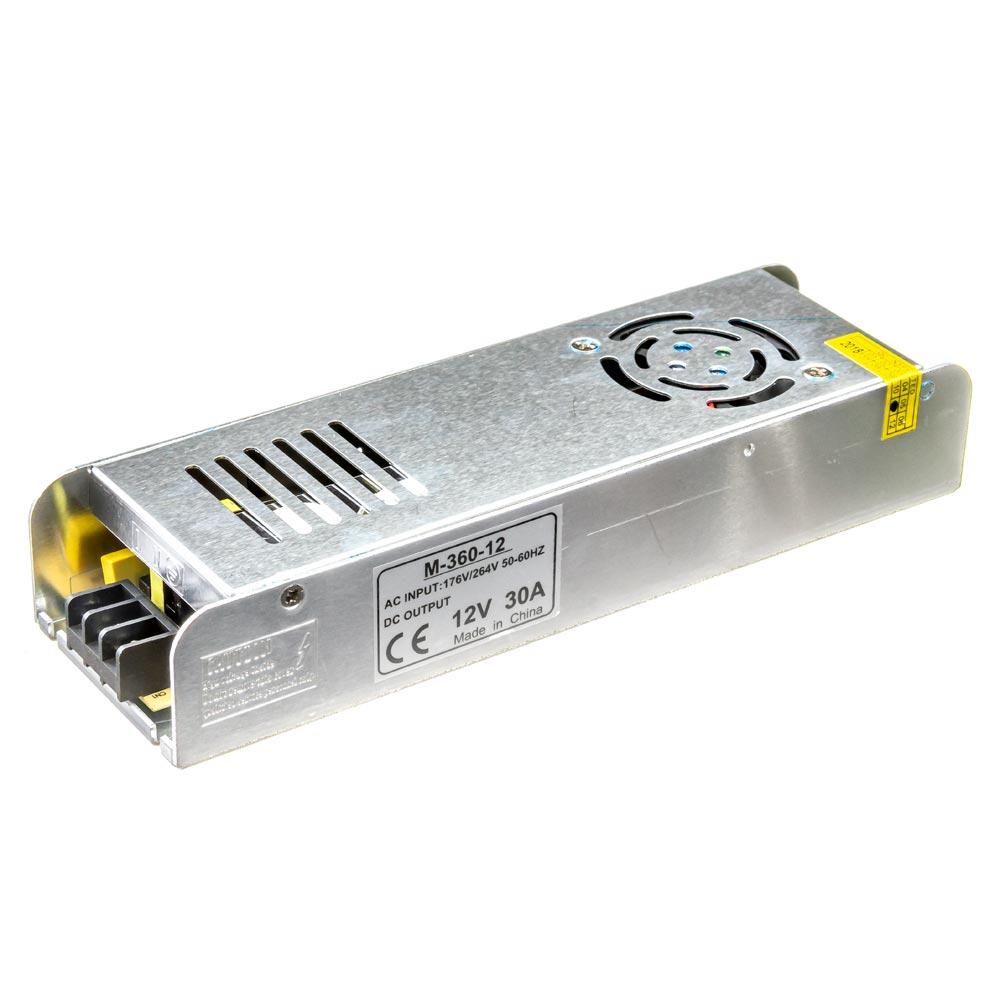 Led-блок живлення 12 V 30 A 360 Вт IP20 M