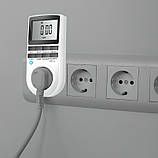 Розетка з таймером електронна тижнева Timer Socket KWE-TM02-EU 8747, фото 6