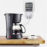 Розетка з таймером електронна тижнева Timer Socket KWE-TM02-EU 8747, фото 9