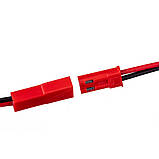 Комплект конекторів для світлодіодної стрічки тато +ма 12 V 2pin червоний, фото 3