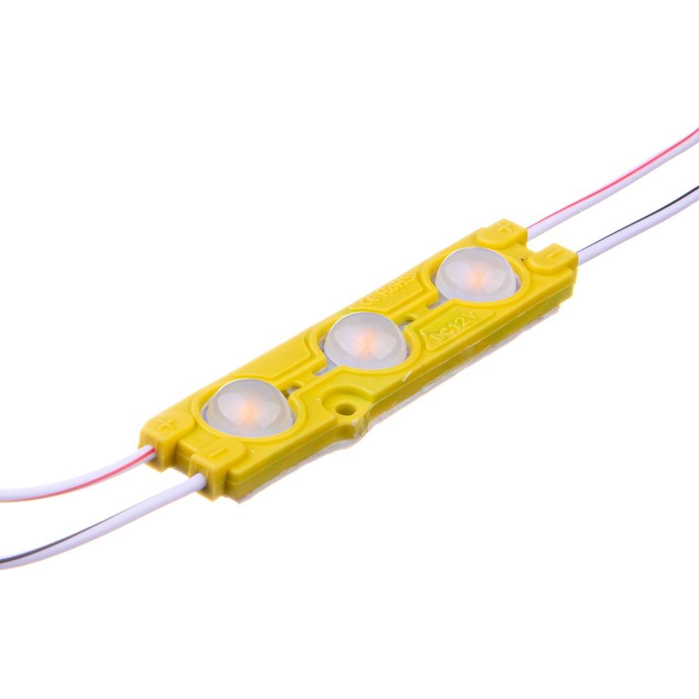 Світлодіодний модуль 12 V жовтий smd5730 3led 1.5 W IP65, фото 1