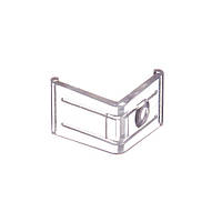 Кутове кріплення для ПФ-8 пластик