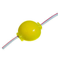 Світлодіодний модуль СІВ 12 V жовтий 1led 2 W IP65