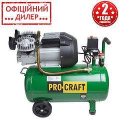 Повітряний поршневий компресор оливний Procraft AC-50 л V2 (420 л/хв, 50 л, 2800 Вт)