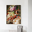 Набір для вишивання за нанесеною на канву схемою "Flowers Fruit Lobster". AIDA 14CT printed 44*57 см, фото 11