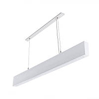 Підвісний лінійний світильник білий AVATON #1507/1 FOREST-36W 4000K 120 см (бук)