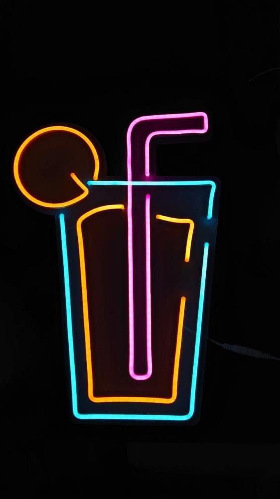 Неонова вивіска Коктейль (500х340), фото 1