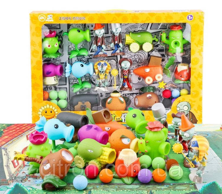 Іграшки Рослини проти зомбі в оригінальній коробці Plants vs zombies