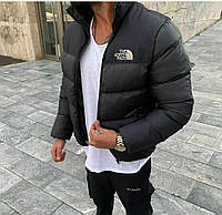Черная мужская зимняя куртка.7-311