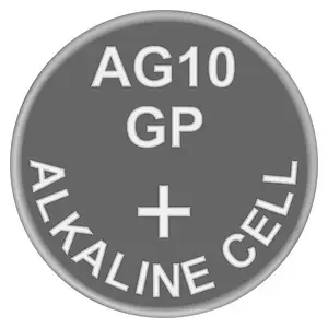 Батарейка гостинникова калюжна, Alkaline 1130 (AG10, D189A, GP189, LR54) GP 1.5 V