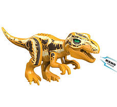 Динозавр Тиранозавр Рекс 29 см. із звуком. Тирекс у коробці. Конструктор. Jurassic World