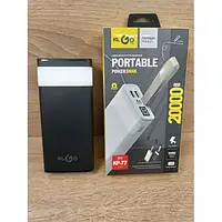 Павербанк 20000mah Портативные зарядные устройства Power Bank Мощный Powerbank Пауэр Банк hjk