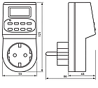 Розетка з таймером Feron TM22, фото 4