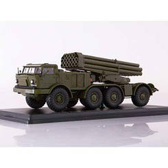 Модель 9П140 РСЗВ 9К57 Ураган на шасі ЗІЛ-135ЛМ камуфляж | SSM