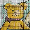 Набір для вишивання за нанесеною на канву схемою "Plush doll". AIDA 14CT printed 36*44 см, фото 5