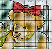 Набір для вишивання за нанесеною на канву схемою "Plush doll". AIDA 14CT printed 36*44 см, фото 6