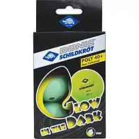 Мячи для настольного тенниса Donic Glow in the dark 40+ 6 шт.