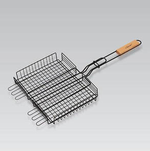 Решітка для гриля Maestro MR-1002 з високим бортом 25х30 см, Решітка-гриль антипригарне покриття для барбекю