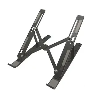 Регульована підставка столик для ноутбука Laptop Stand Чорна