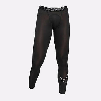 Термолосини NIKE M NP DF 3QT TIGHT DD1913-010, Чорний, Розмір (EU) — L