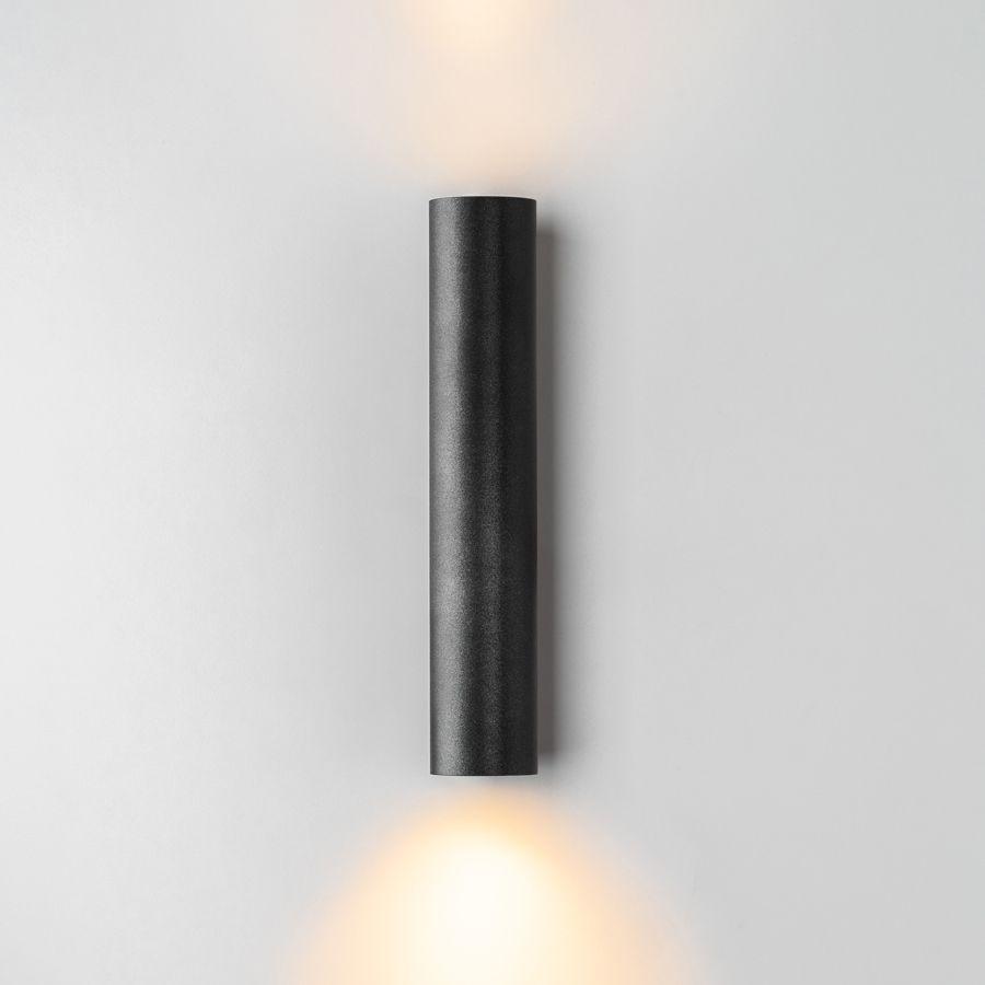 Бра металева антрацит з двома патронами MR16 GU10 30х9.5х9.5 см