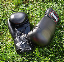 Боксерські рукавиці PowerPlay 3004 Classic Чорні 16 унцій
