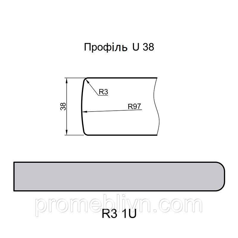 Стільниця Kronospan K214 RS Тіволі Світлий ВОГОСТІЙКА R3 + пластик 3м 4100х600х38мм - фото 3 - id-p1983317761