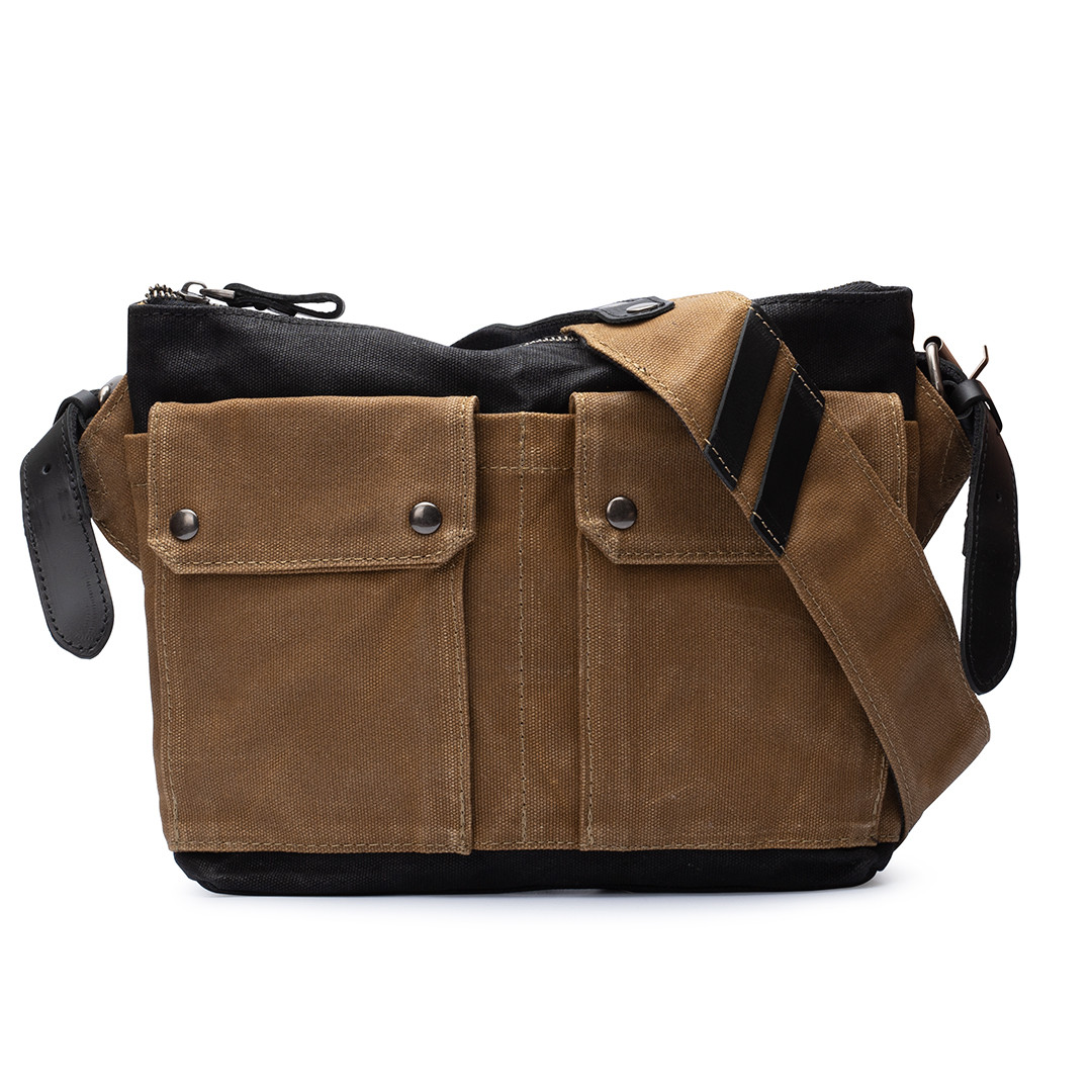 Сумка чоловіча MCN через плече коричнева арт.00010, фото 1