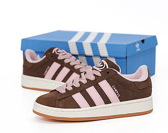 Жіночі Кросівки Adidas Campus Brown Pink 37-38-39-40-41