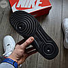 Кросівки чоловічі Nike Air Force 1 black low чорні Найк Форси шкіряні низькі, фото 6