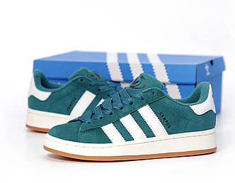 Чоловічі Кросівки Adidas Campus Green White 40-41-42-43-44-45