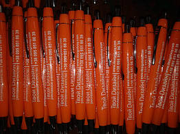 Друк на пластикових ручках, металеві ручки Київ, Дніпропетровськ, Запоріжжя