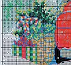 Набір для вишивання за нанесеною на канву схемою "Holiday Shopping". AIDA 14CT printed 33*27 см, фото 7