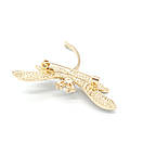 Брошка бабка з перлиною 60х45мм, фото 4