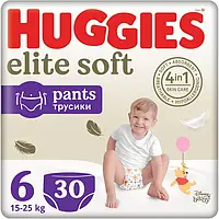 Трусики-підгузки Huggies Elite Soft Pants 6 (15-25 кг) 30 шт