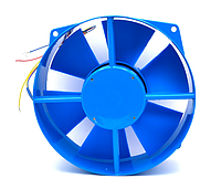 Кулер для охлождения серверных БП 200FZY2-D DC sleeve fan 2pin под пайку - 200*210*71мм, 220V - 0,3A, 2600об -