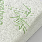 Ортопедична подушка для сну з ефектом пам'яті Memory Foam Бамбук Білий 50*30 см Якісна ортопедична подушка, фото 6